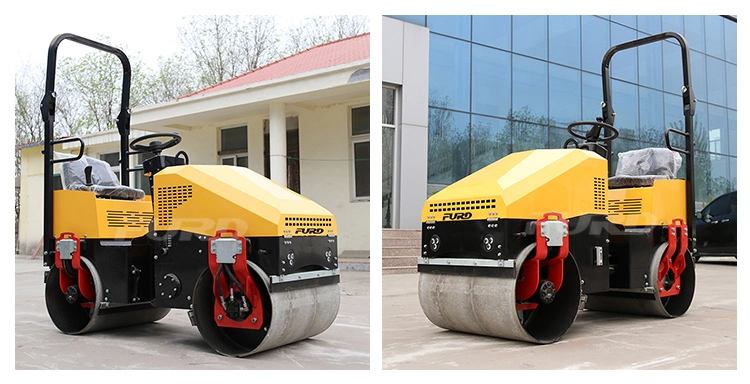 Ride on Small Hydraulic Soil Asphalt Compactor Vibratory Road Roller for Sale